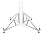 ProX XT-AC463X2 Pair of Vertical truss towers outrigger Leg Stabilizers with 2 clamps for F34 and 12" Bolted Truss 2" Pipe Diameter - Hollywood DJ