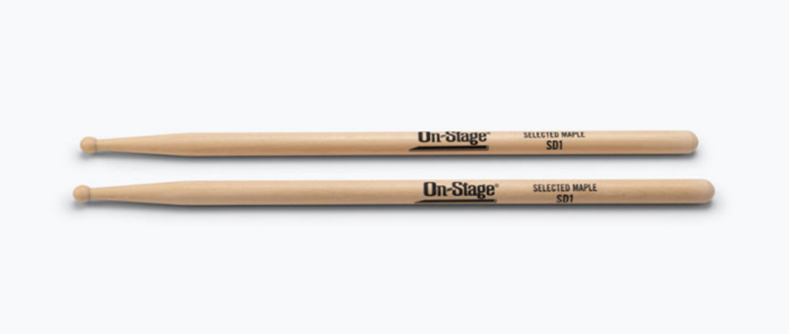 On Stage MWSD1, Round Tip Maple Drumstick On-Stage