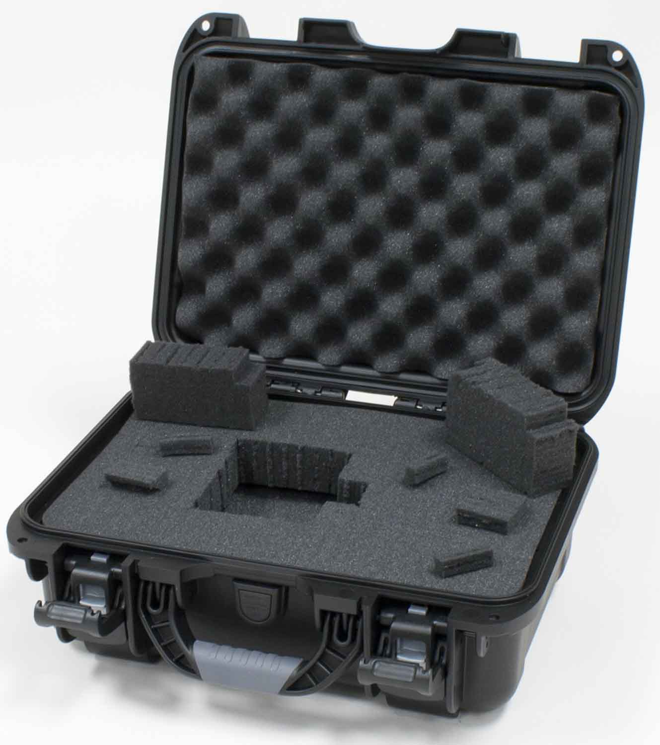 Gator Cases GU-1309-06-WPDF Waterproof Injection Molded DJ Case with Diced Foam - Hollywood DJ