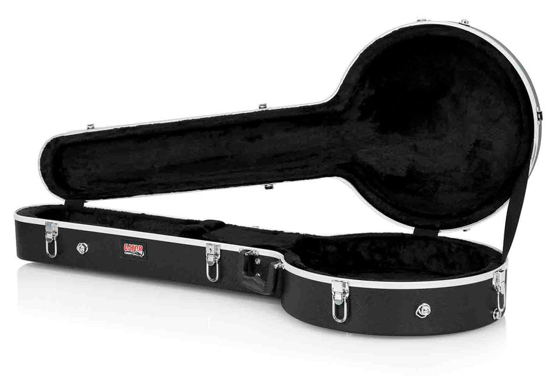 Gator Cases GC-BANJO-XL Deluxe Molded Banjo Case for Banjos - Hollywood DJ