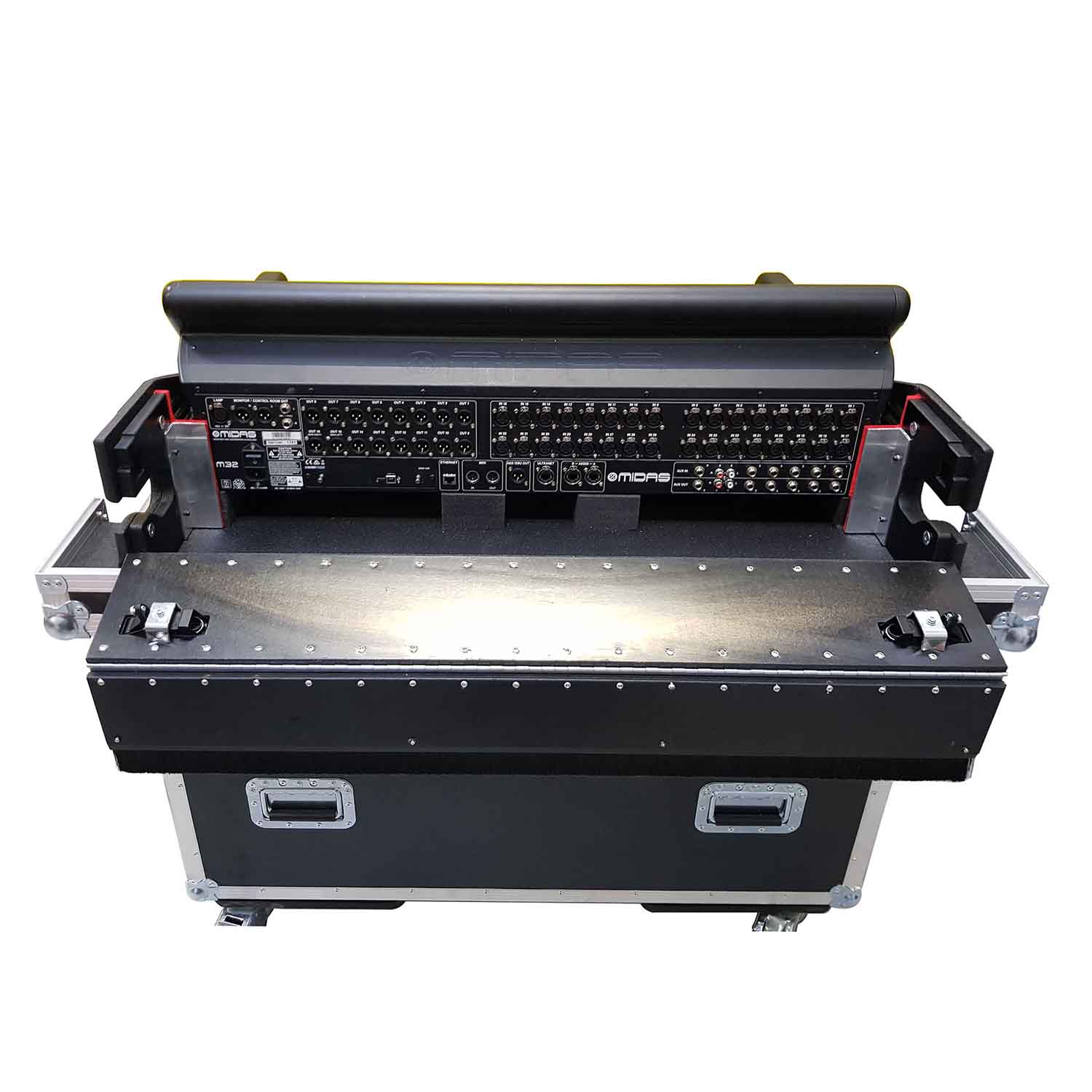 ProX XZF-MIDM32 Flip-Ready Easy Retracting Hydraulic Lift DJ Case for Midas M32 Console - Hollywood DJ