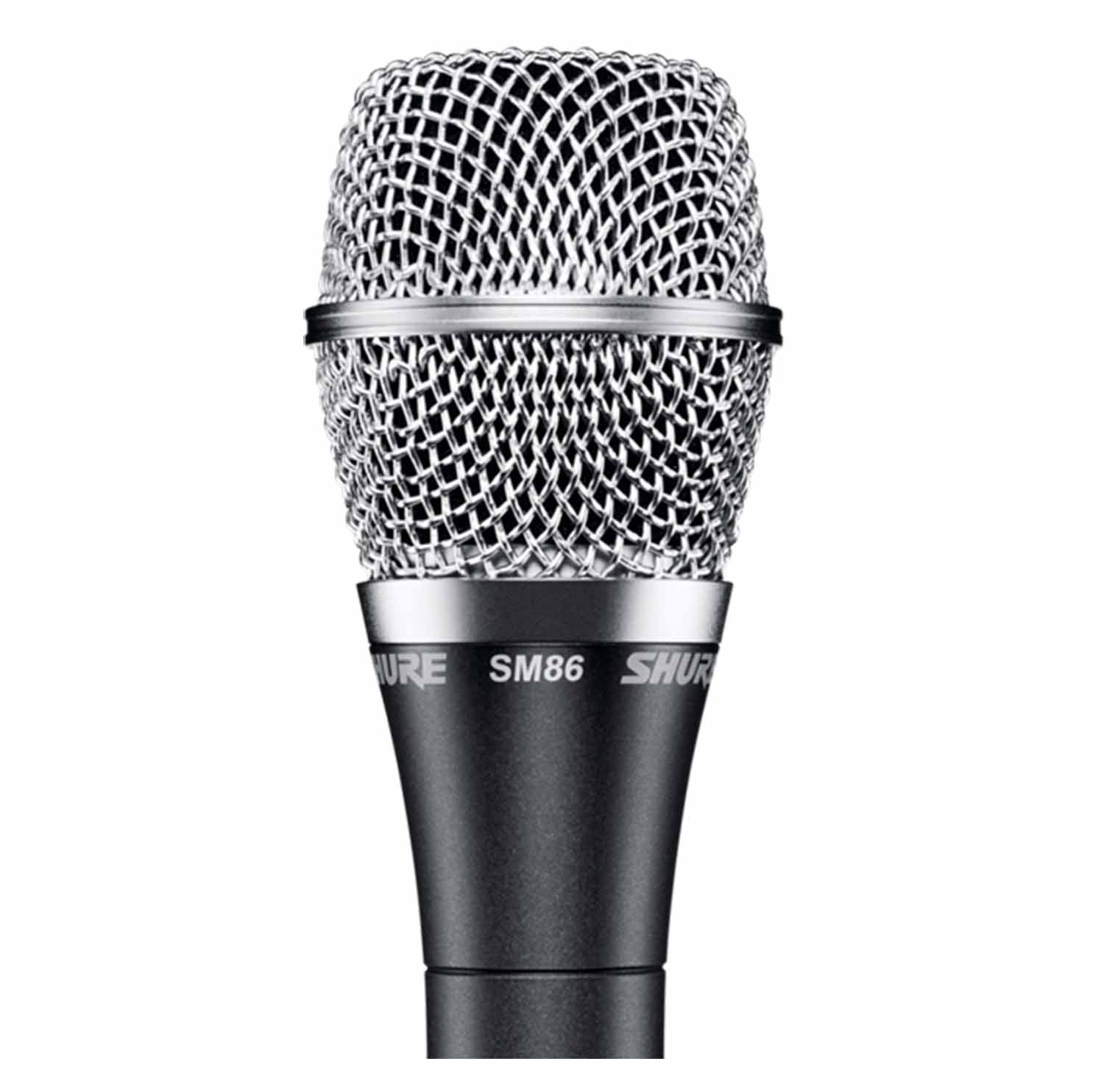 Shure SM86 Cardioid Condenser Handheld Vocal Microphone - Hollywood DJ