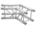 Global Truss SQ-4122, Two Way 120 Degree F34 Square Truss Corner - Silver - Hollywood DJ