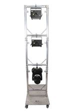 ProX XT-GRU-PKGX3, Truss Modular 3X Rapid U Grid Trio Package with Rolling Aluminum Baseplate - Hollywood DJ