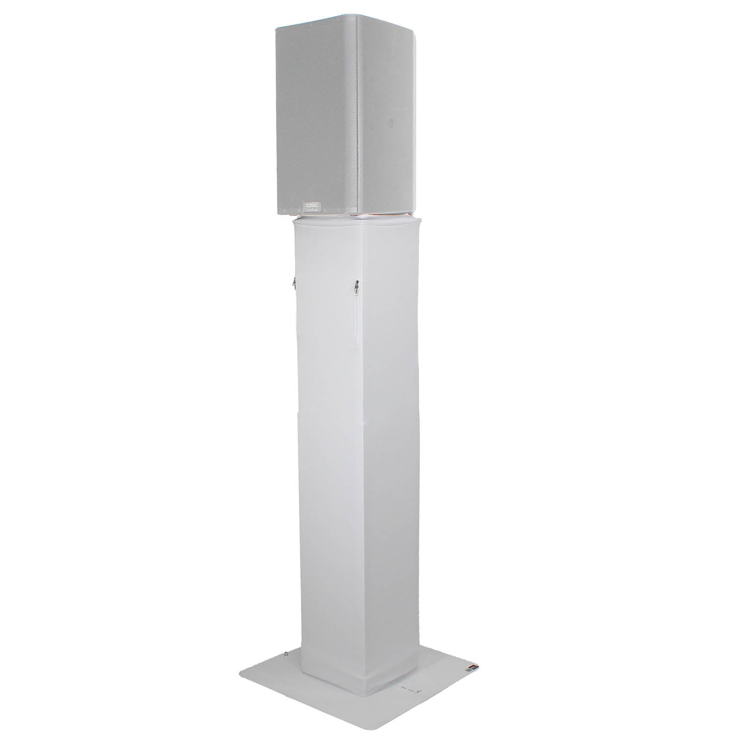 ProX XT-FLEXTOTEM TV Adjustable Totem Stand with TV Mount, Foldable Base Plate and Speaker Stud - 3ft to 6ft Height - Hollywood DJ