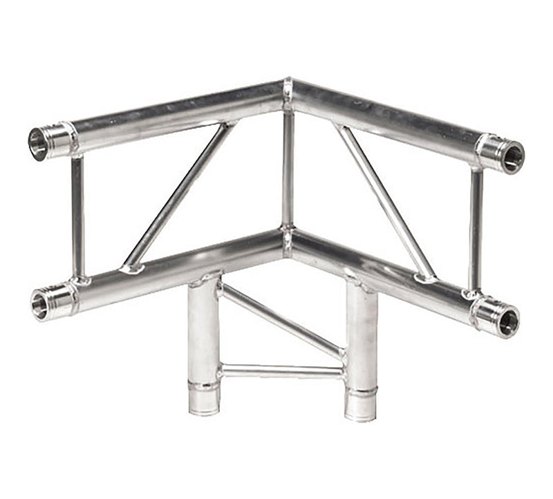 Global Truss IB-4063-V, Vertical Three Way 90 Degree Corner Junction for F32 I-Beam Truss System - 1.64 ft - Hollywood DJ