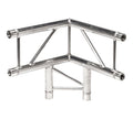 Global Truss IB-4063-V, Vertical Three Way 90 Degree Corner Junction for F32 I-Beam Truss System - 1.64 ft - Hollywood DJ