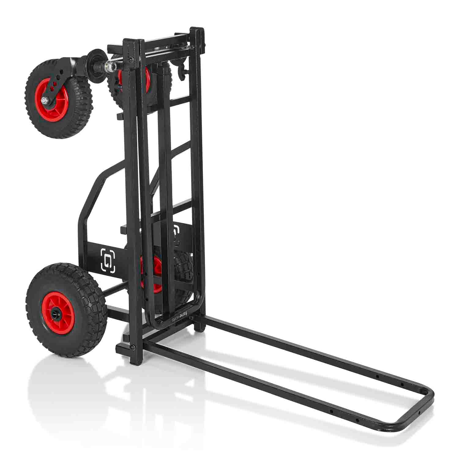 Gator Frameworks GFW-UTL-CART52AT All-Terrain Folding Multi-Utility Cart with 30-52” Extension - Hollywood DJ