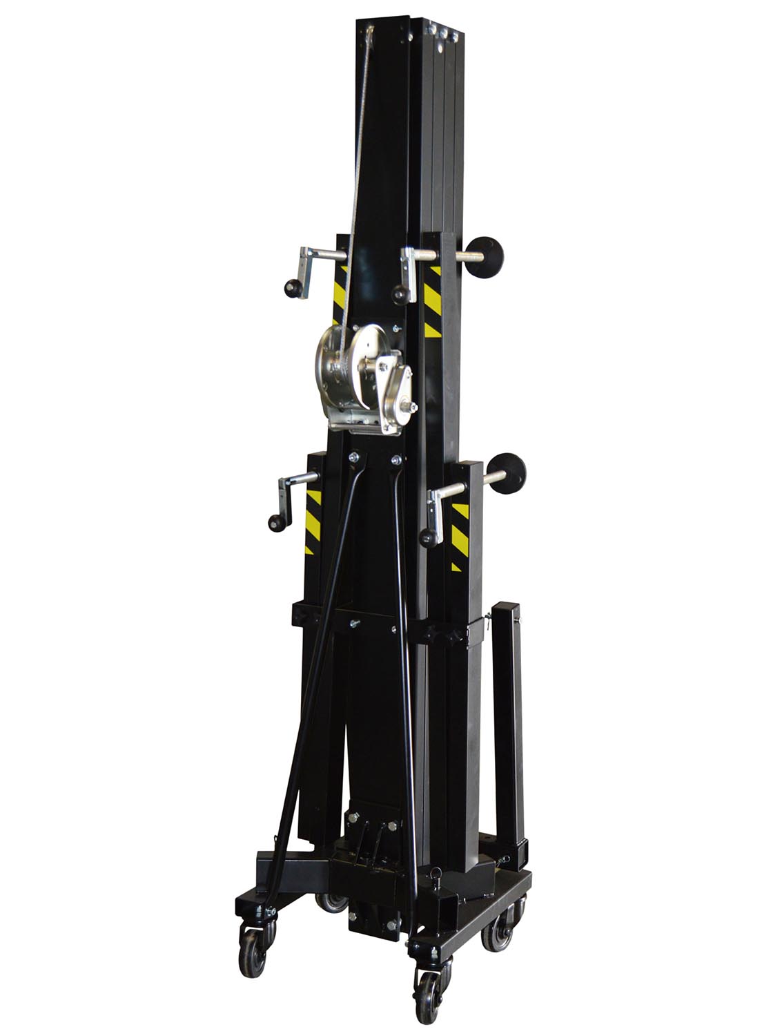 ProX XT-AT06B 21 Feet Frontal Loading Lifting Tower for Line Array System - Black - Hollywood DJ