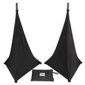 REPLACEMENT SCRIMS ProX X-SP3SC-X2 Two Pack of Three Side Speaker Stand Cover Scrim - Hollywood DJ