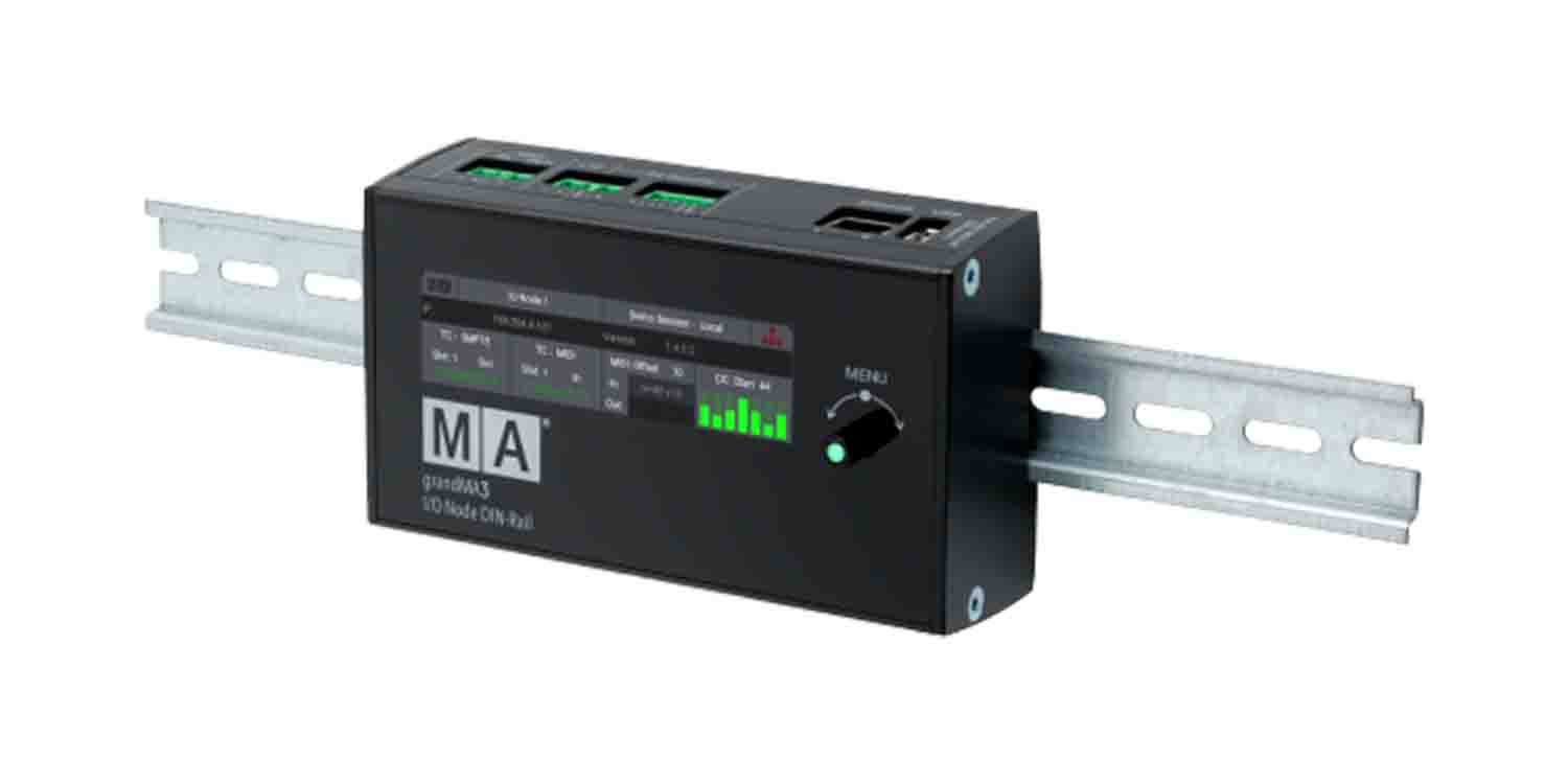 MA Lighting MA4023578 Grandma3 I/O Node DIN-Rail - Hollywood DJ