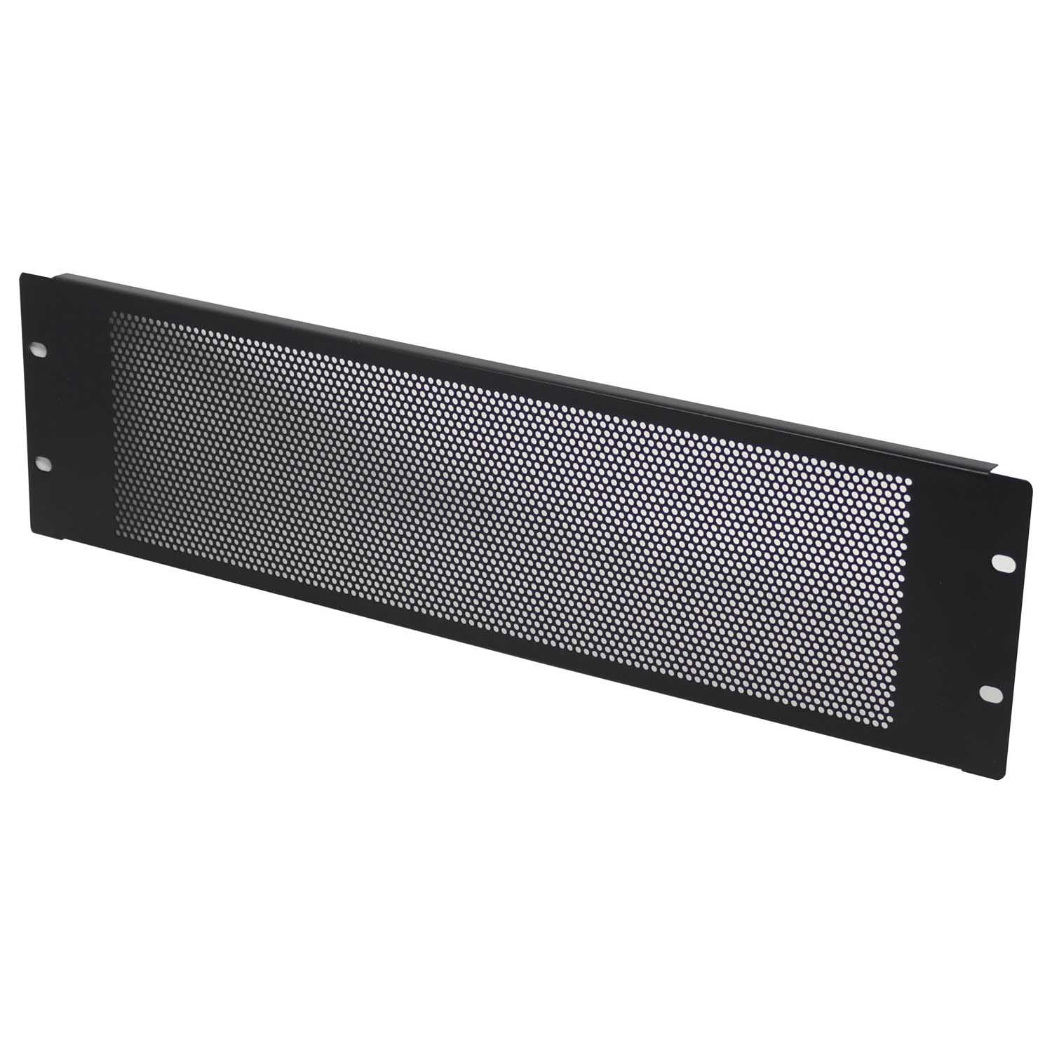 Odyssey ARPVLP3, 19 Inches Rack Mountable Flat Perforated 3U Panel - Hollywood DJ