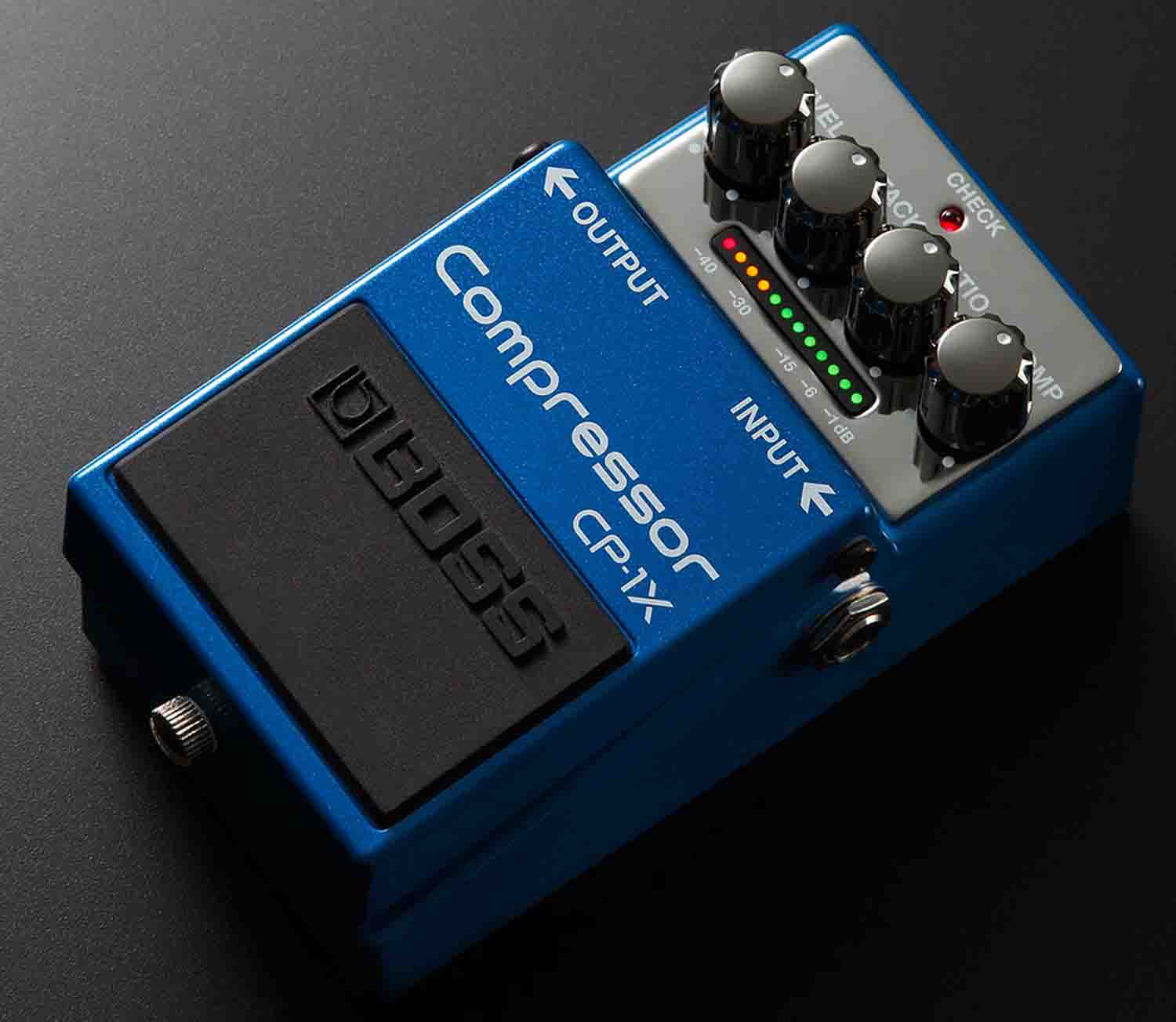 Boss CP-1X Compressor Effects Pedal with Gain Reduction Indicator