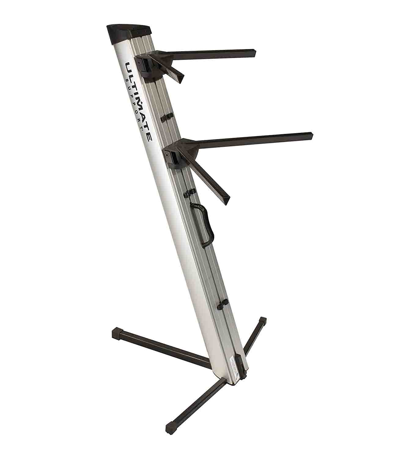 Ultimate Support APEX AX-48 PRO S, Column Keyboard Stand - Silver - Hollywood DJ