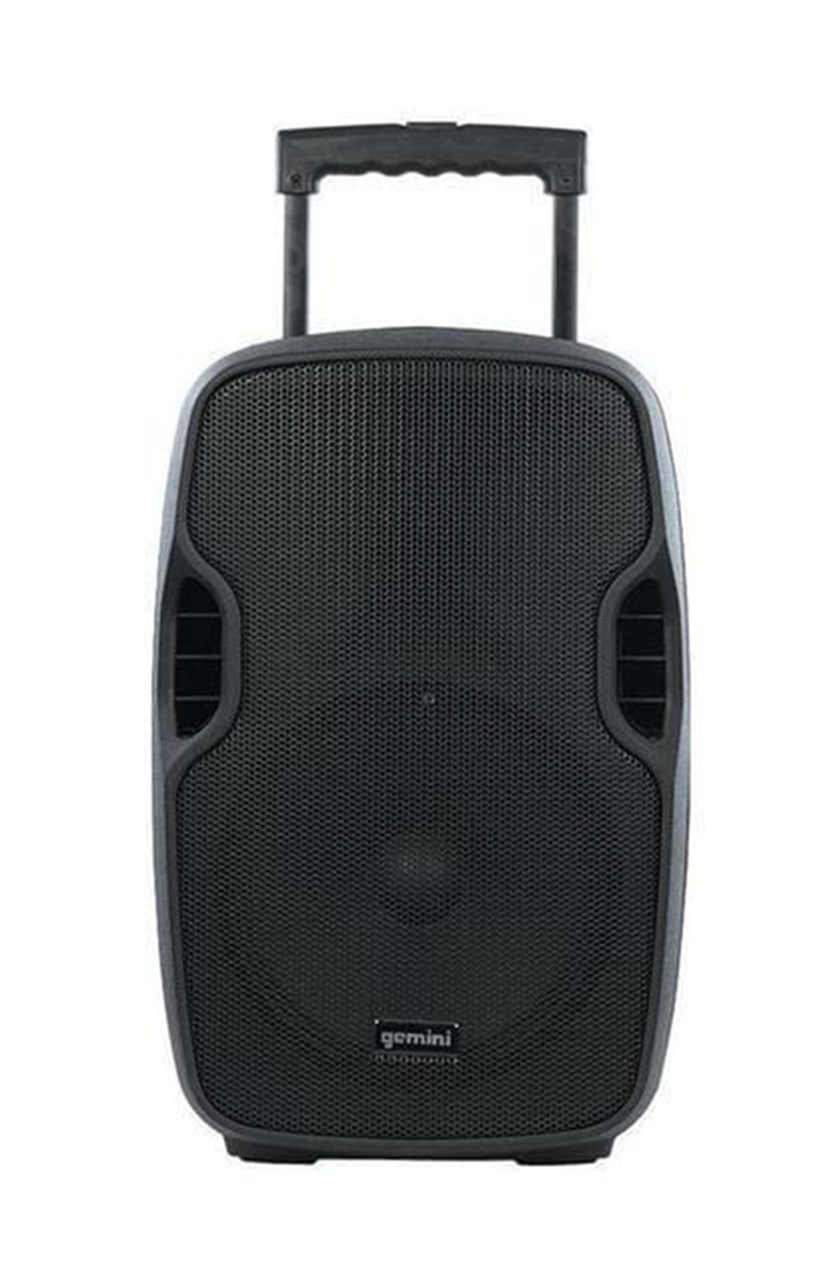 Gemini Sound AS-10TOGO, 10-Inch Portable Powered Bluetooth Speaker - Hollywood DJ