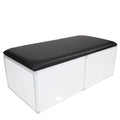 ProX XSA-B2X4BL LUMOStage Black Padded Seat Cushion - 2 Ft X 4 Ft - Hollywood DJ