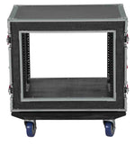 Gator Cases G-TOUR SHK8 CAS, 8U Shock Road Rack Case with Casters - Hollywood DJ