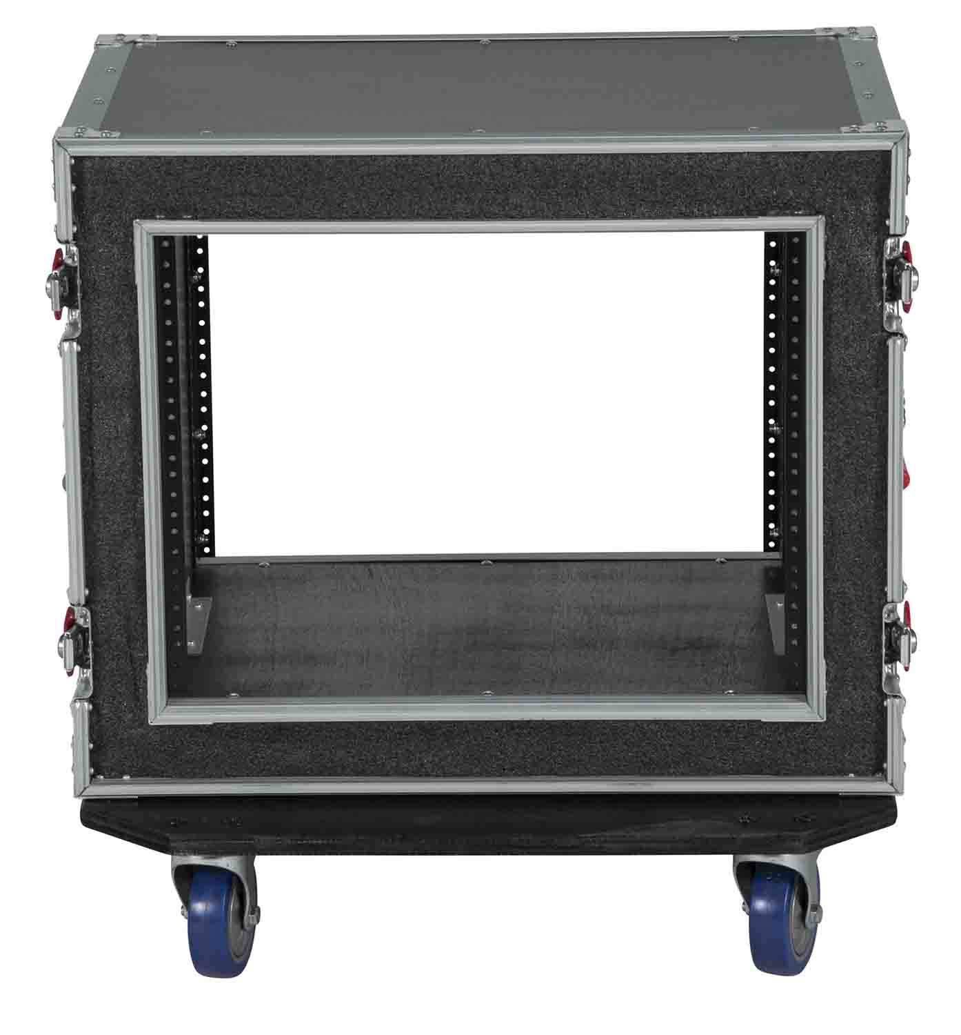 Gator Cases G-TOUR SHK8 CAS, 8U Shock Road Rack Case with Casters - Hollywood DJ