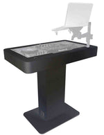 ProX XZF-DJCTBLCASE Control Tower DJ Stand with Laptop Arm, Travel Hard Cases - Black Finish - Hollywood DJ