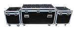 ProX XS-UTL3PKG Utility Storage ATA Style Road Cases 1 Large and 2 Half Size - 3 Case Package - Hollywood DJ
