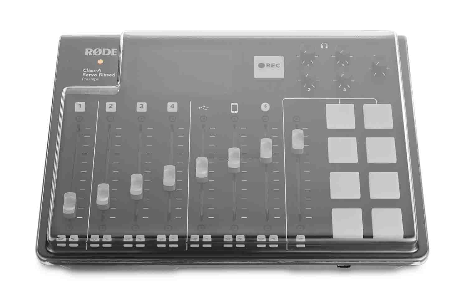 B-Stock: Decksaver DS-PC-RCASTERPRO Protection Cover for RODECaster Pro Production Studio - Hollywood DJ