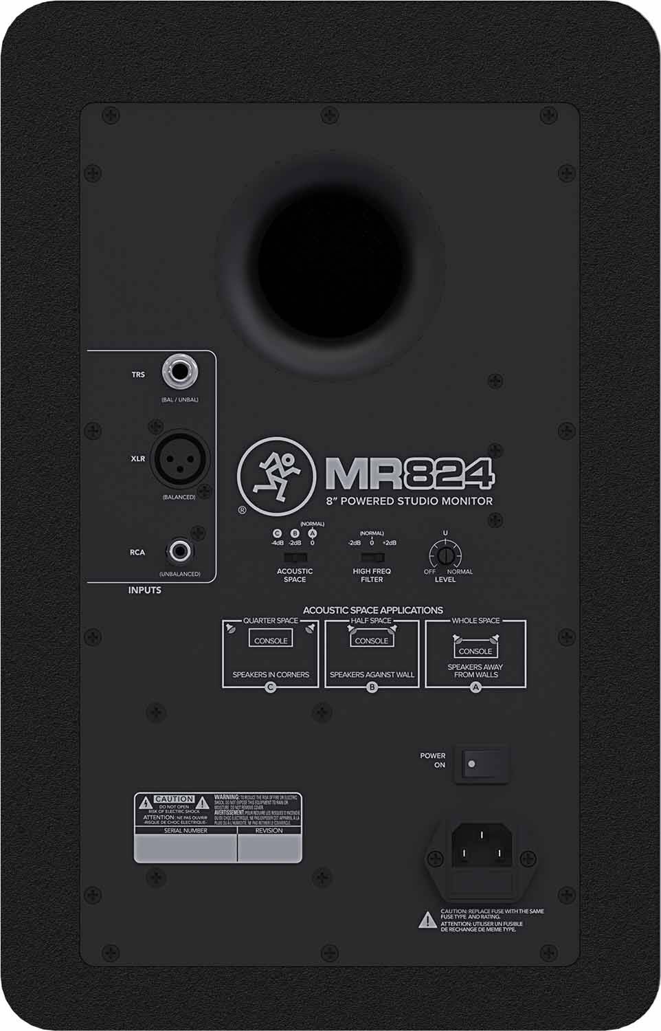 Mackie MR824 8" Powered Studio Monitor - Hollywood DJ
