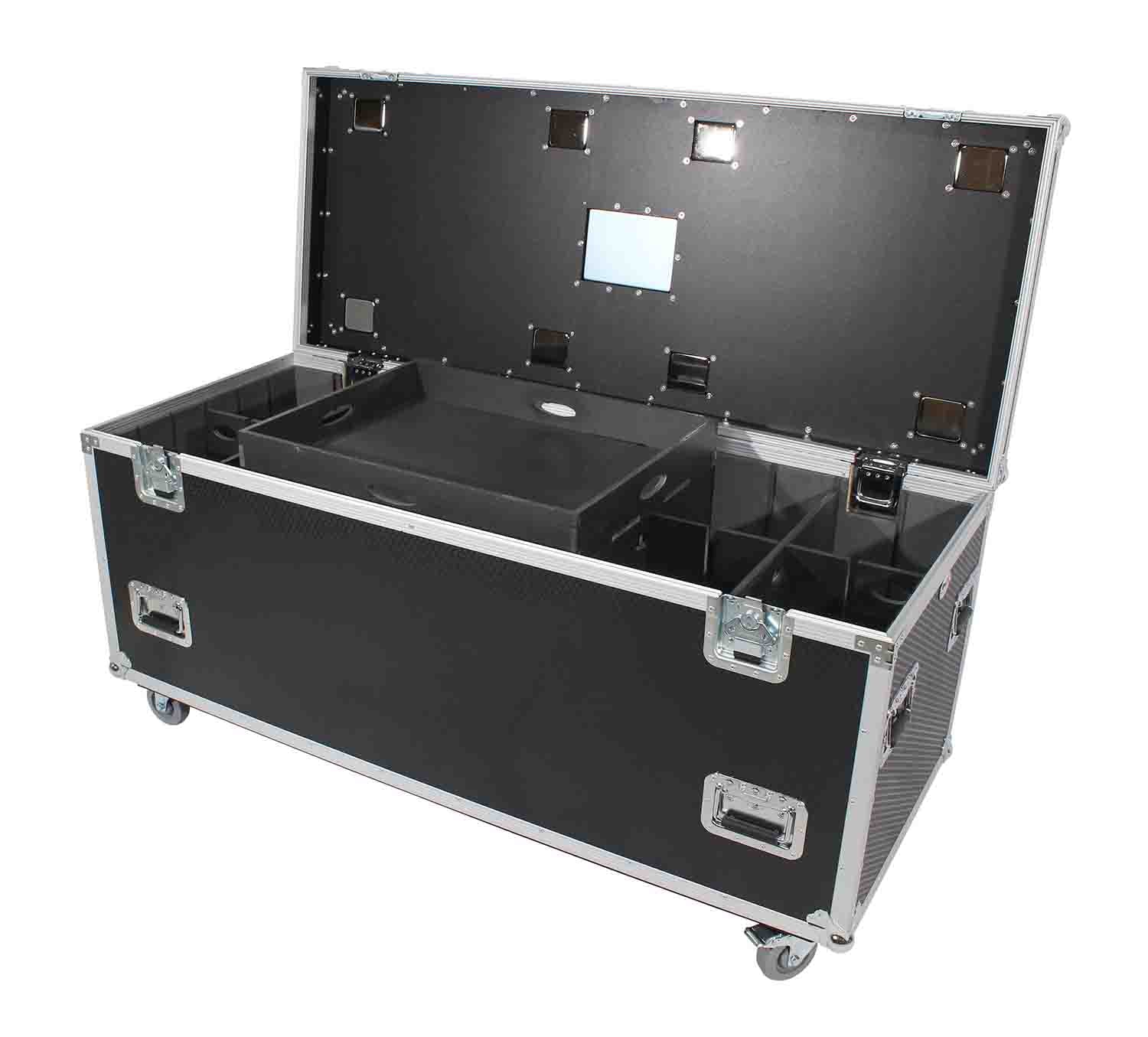 PROX XS-UTL246030W MK2 Heavy-Duty Truck Pack Utility Flight Case W-Divider and Tray Kit - Hollywood DJ