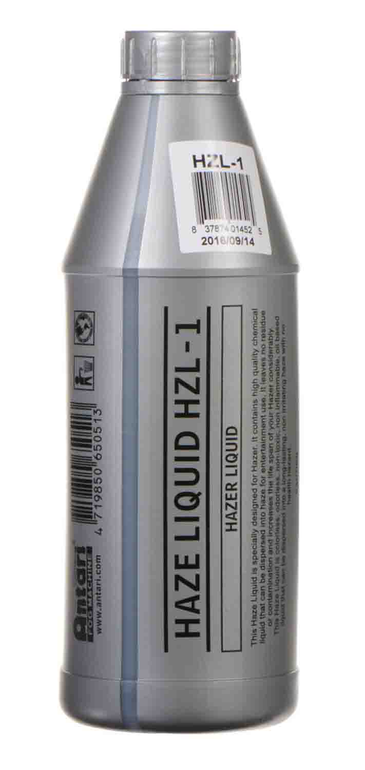 Antari HZL-1 Oil Base Premium Haze Fluid - 1L Bottle - Hollywood DJ