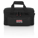 Gator Cases GM-12B DJ Bag for 12 Microphones with Exterior Pockets for Cables - Hollywood DJ