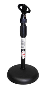 ProX T-MIC02 Desktop Microphone Stand with 6" Round Base - Hollywood DJ