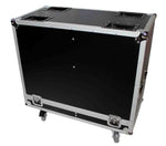 ProX X-RCF-TT25-AX2W Flight Case for Two RCF-TT25-A II High Definition Two-Way Speakers with 4 Inch Wheels - Hollywood DJ