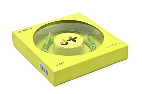 Oyaide DJ Cable 1/4 TRS to 1/4 TRS Neo d+ TRS Class B 1.0m - Green - Hollywood DJ