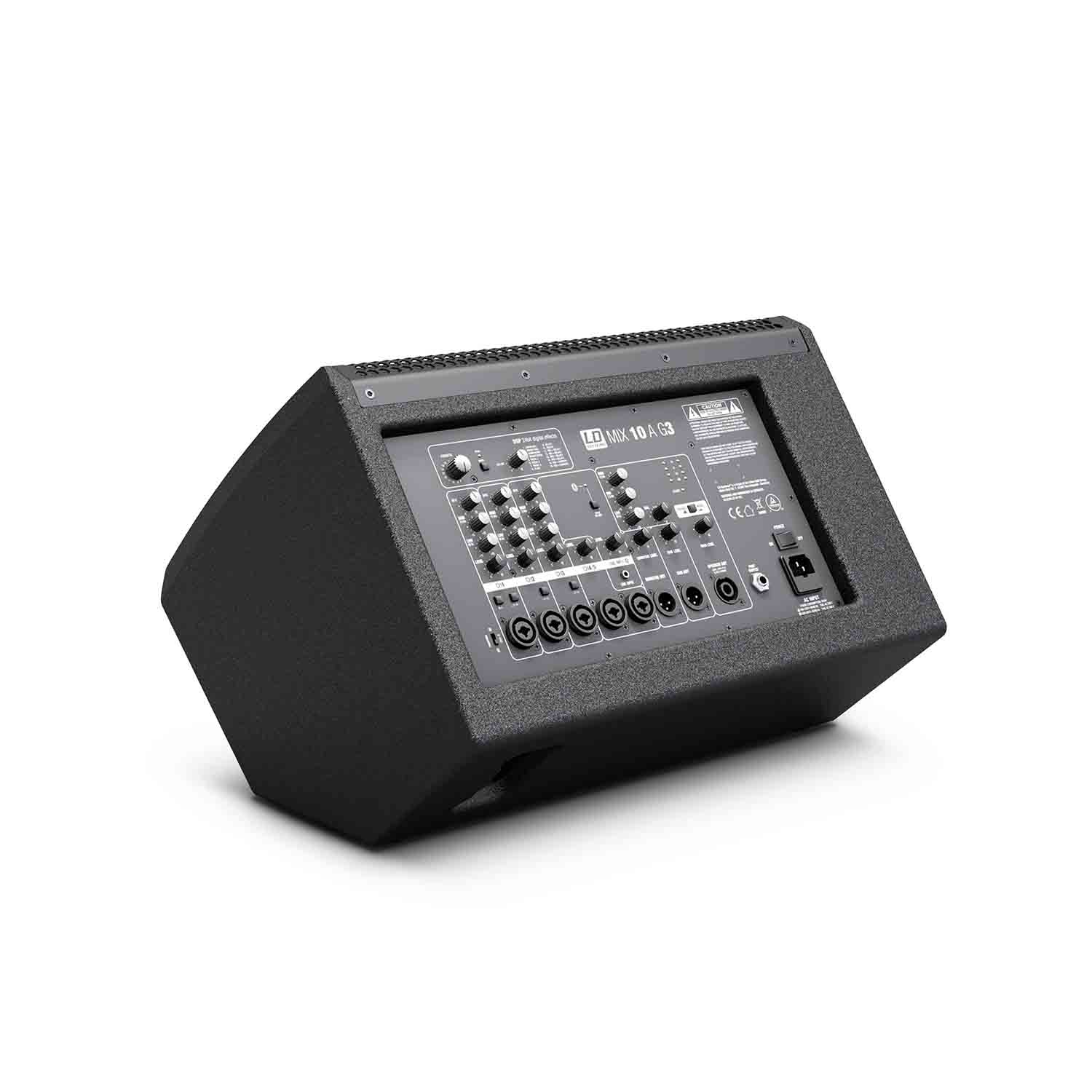 LD Systems MIX 10 A G3 Active 2 Way Loudspeaker with Integrated 7 Channel Mixer - Hollywood DJ
