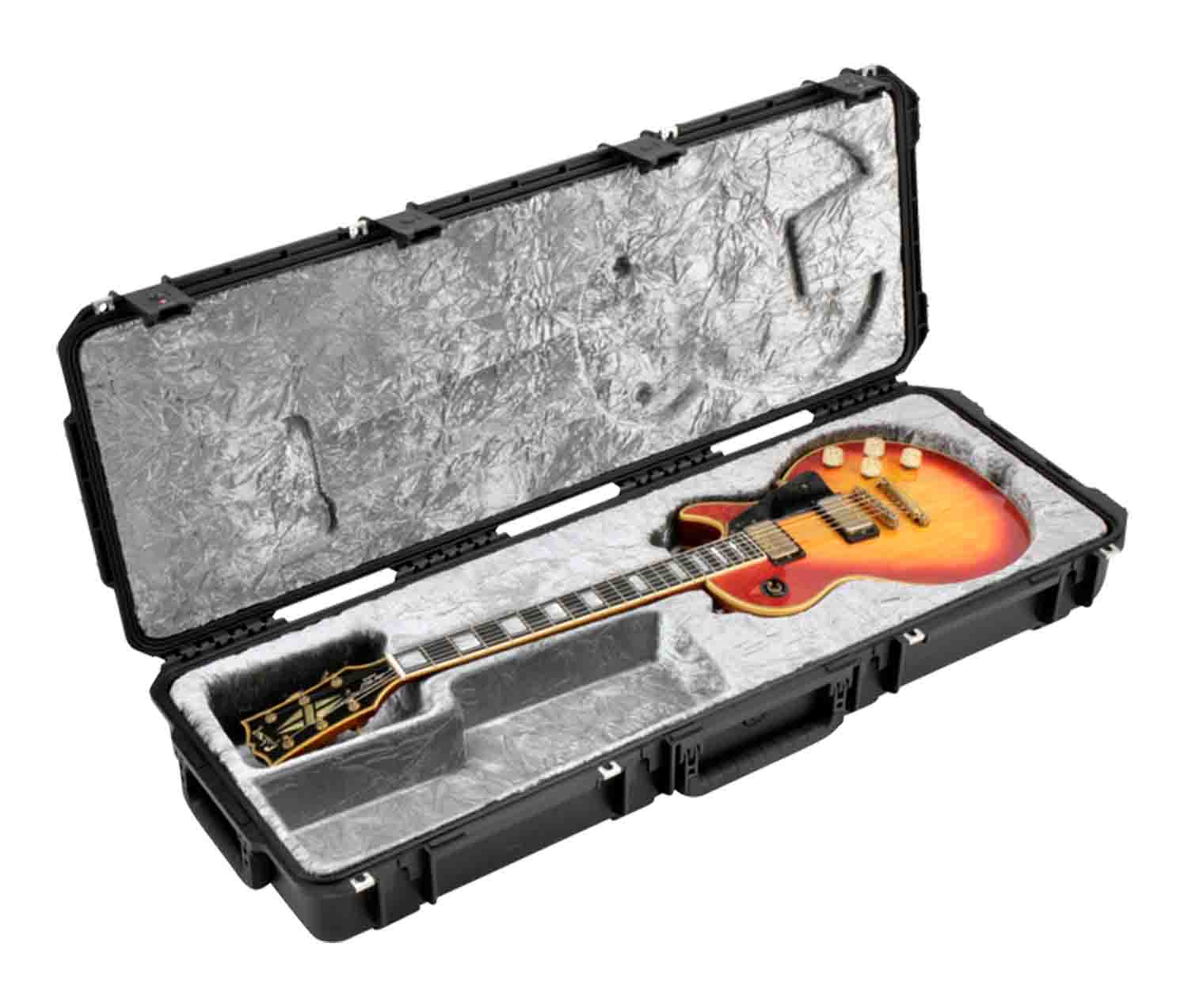 SKB Cases 3i-4214-56 iSeries Les Paul Waterproof Guitar Flight Case - Hollywood DJ