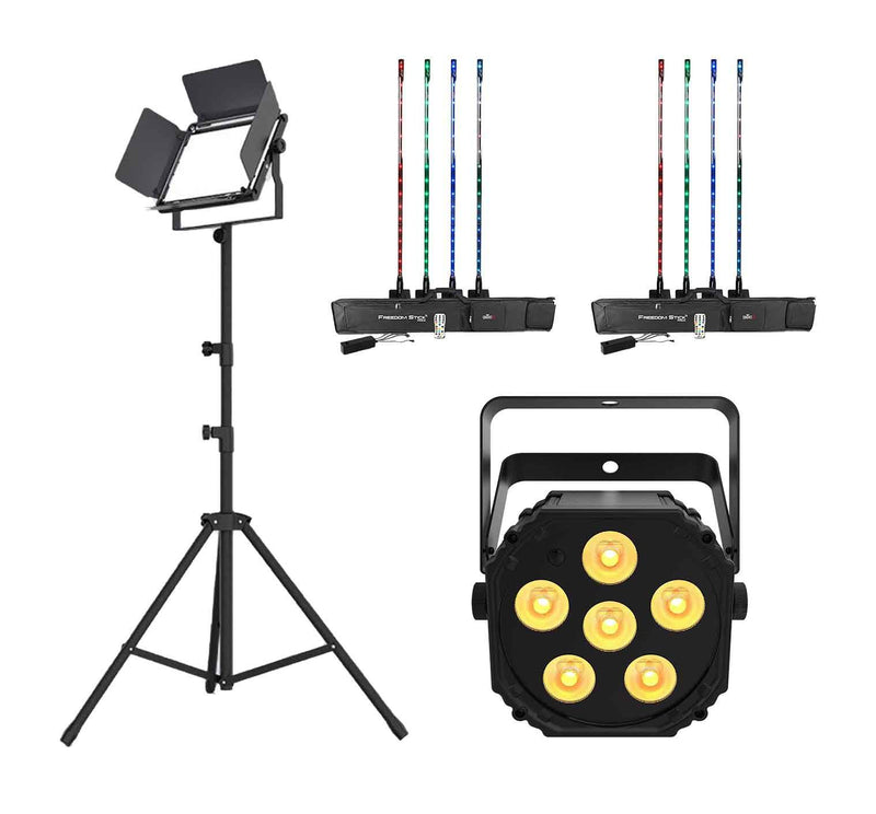 Chauvet DJ Lighting Package for Streaming and Podcast - Hollywood DJ