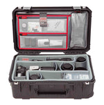 SKB Cases 3i-2011-7DL iSeries 2011-7 Rolling Waterproof Case with Think Tank Dividers and Lid Organizer - Hollywood DJ