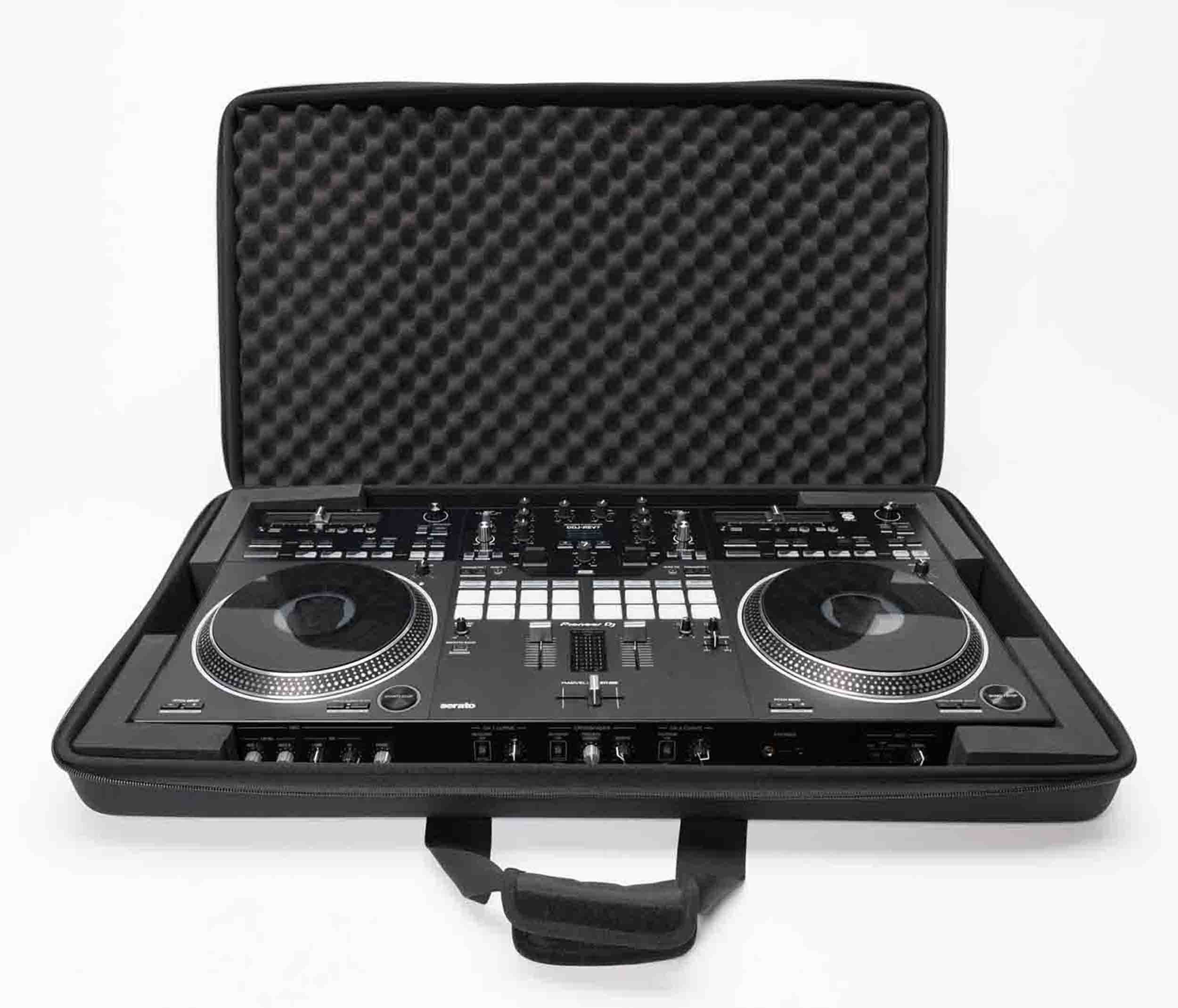 Pioneer DDJ-REV7, 2-Channel DJ Controller Package with Magma CTRL Case and Decksaver Cover - Hollywood DJ