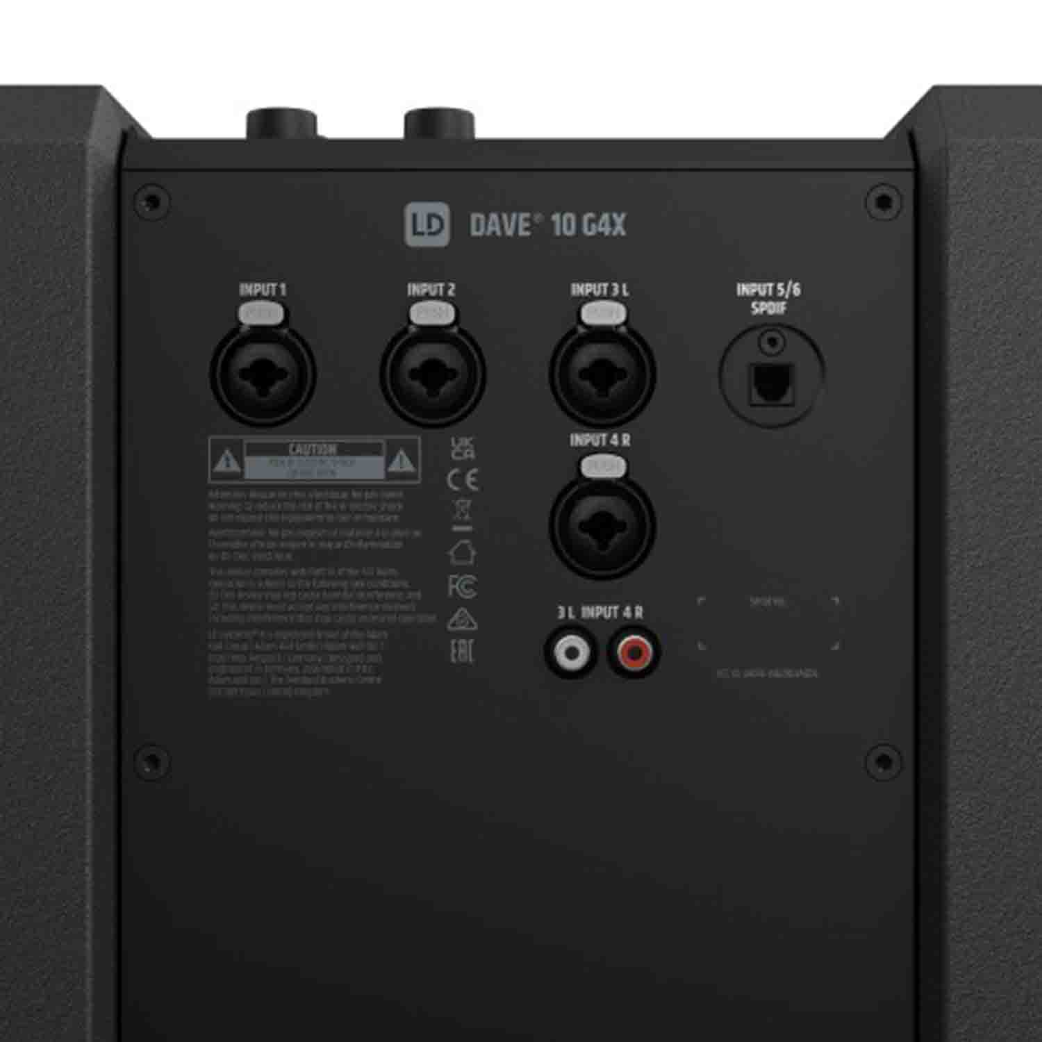 LD Systems DAVE 10 G4X Compact 2.1 Powered Sound System - Hollywood DJ