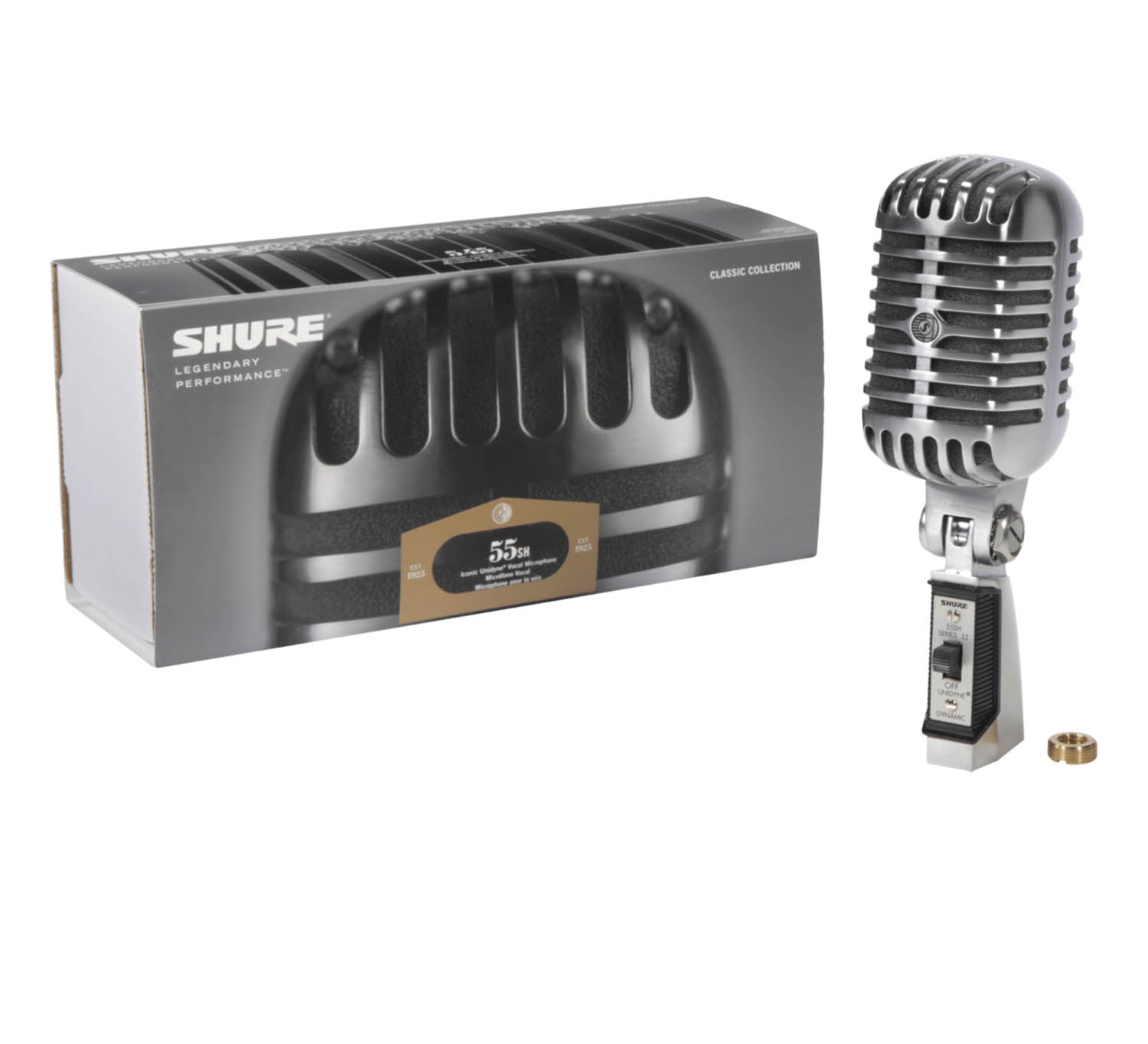 Shure 55SH Series II Iconic Unidyne Dynamic Vocal Microphone - Hollywood DJ