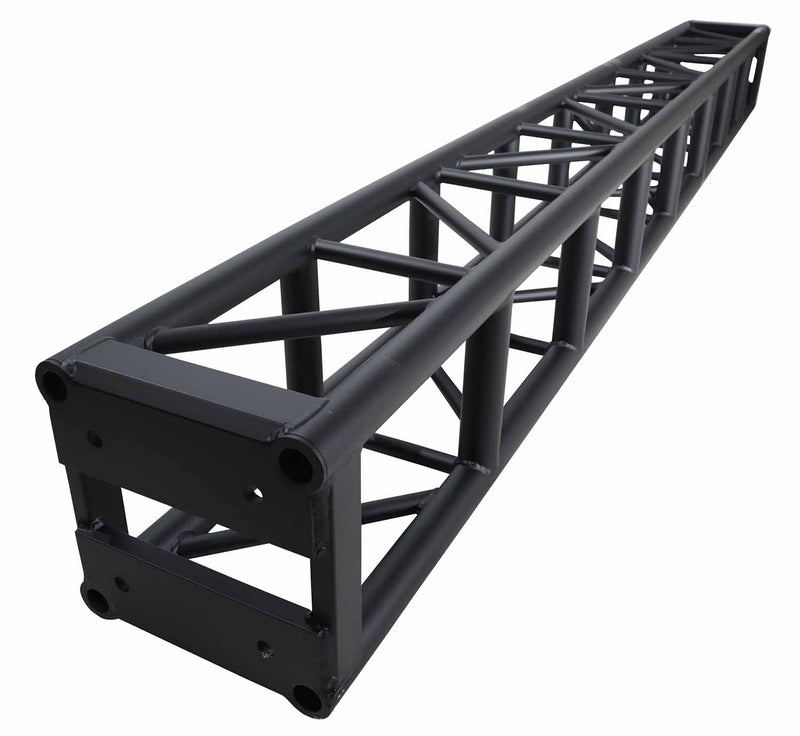 ProX XT-BT1210 BLK BoltX Black Bolted 12 Inch Professional Box Truss Segment - 10 Feet - Hollywood DJ