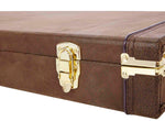 Gator Cases GW-ELECT-VIN Deluxe Wood Case for Electric Guitars  - Vintage Brown - Hollywood DJ