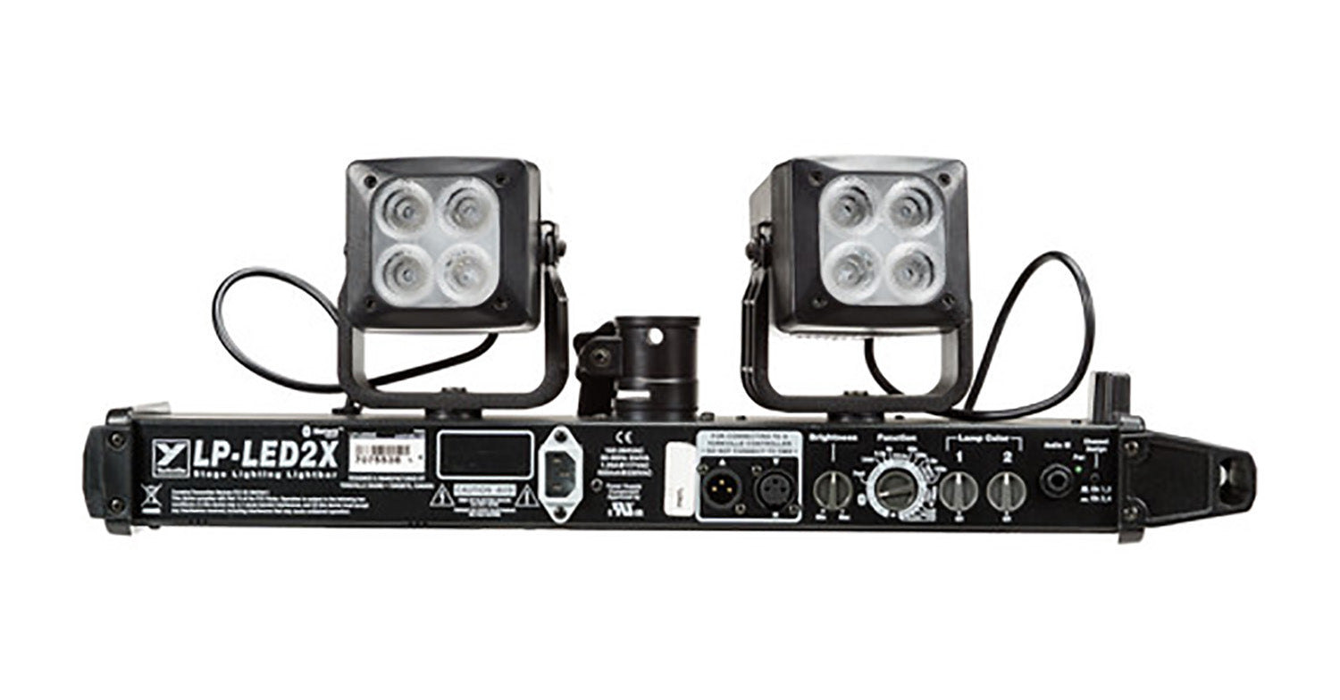 Yorkville Sound LP-LED2X, Two Head High Performance LED Lighting System - Hollywood DJ