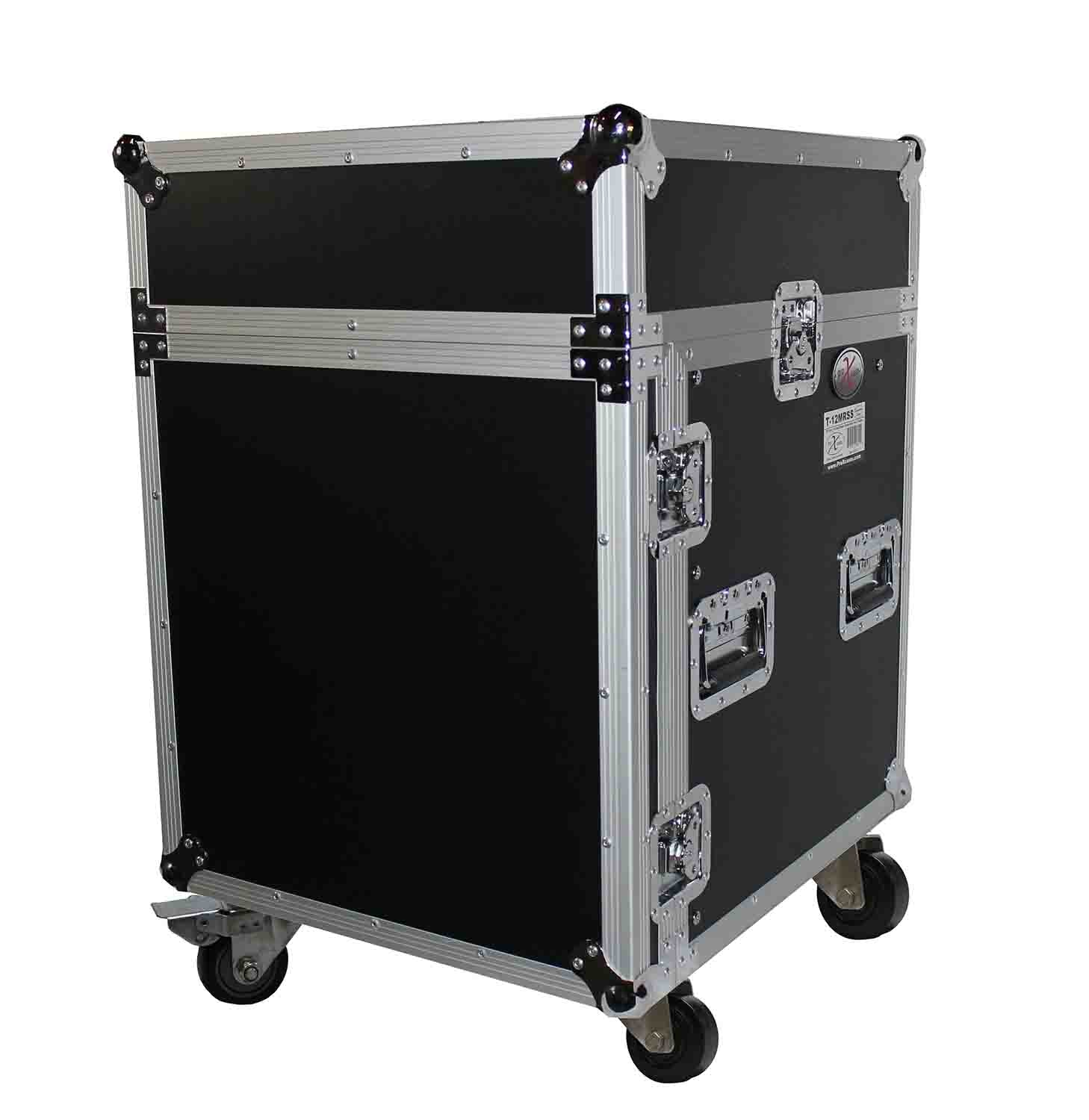 ProX T-12MRSSMK2 12U Rack x 10U Top Mixer DJ Combo Flight Case - Hollywood DJ
