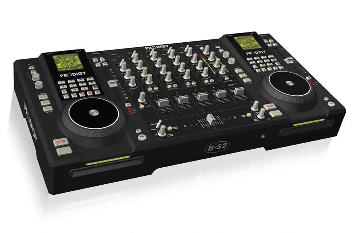 B-Stock: B-52 PRODIGY 4 Channel VCA Mixer with CD Players - Hollywood DJ