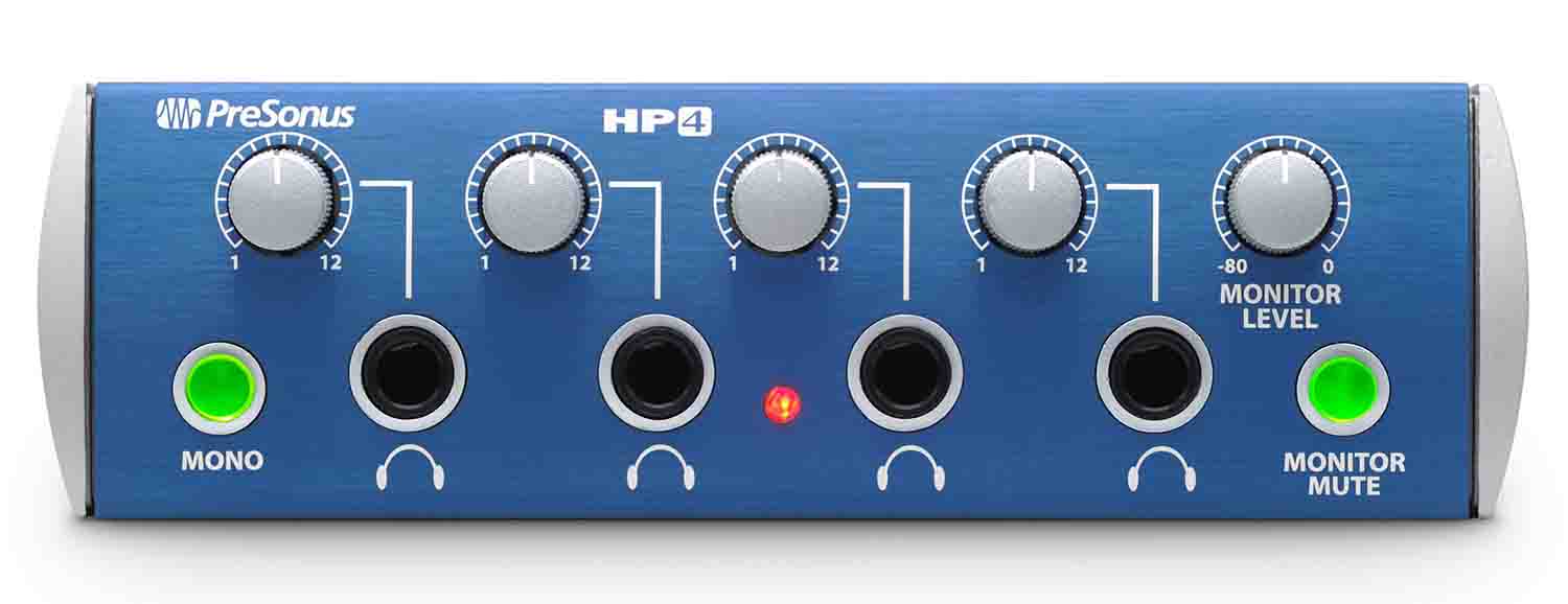 PreSonus HP4, 4-channel Headphone Amplifier - Hollywood DJ