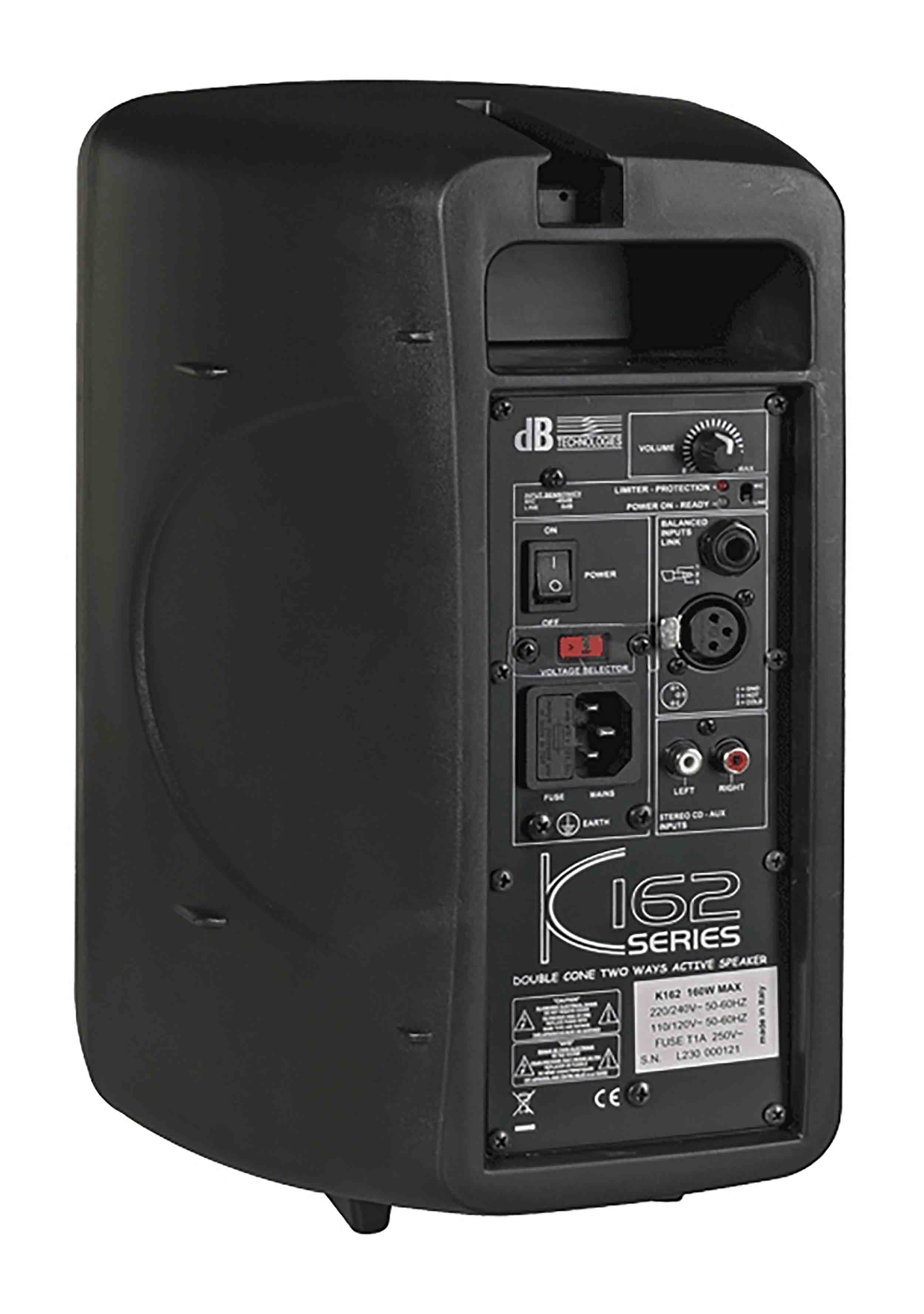 dB Technologies K 162, 2x6.5" 2-Way Active Speaker - 160W - Hollywood DJ