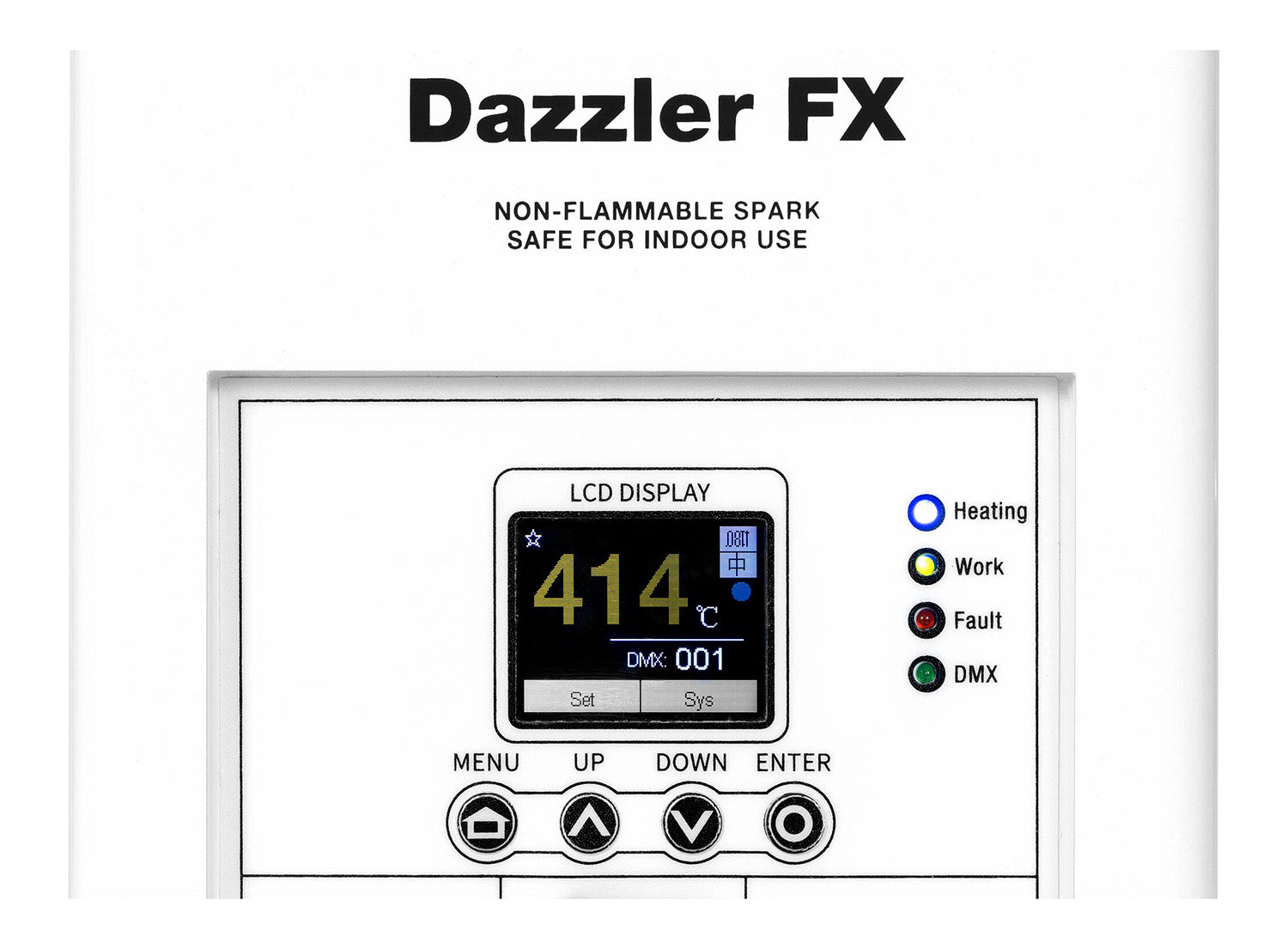 B-Stock: ColorKey CKU-7701 Dazzler FX Cold Spark Machine - White - Hollywood DJ