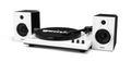 Gemini Sound TT-900BW Stereo Turntable System - Black/White - Hollywood DJ