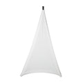 JBL Bags STAND-STRETCH-COVER-WH-1 Stretchy White Tripod Stand Cover - 1 Side - Hollywood DJ