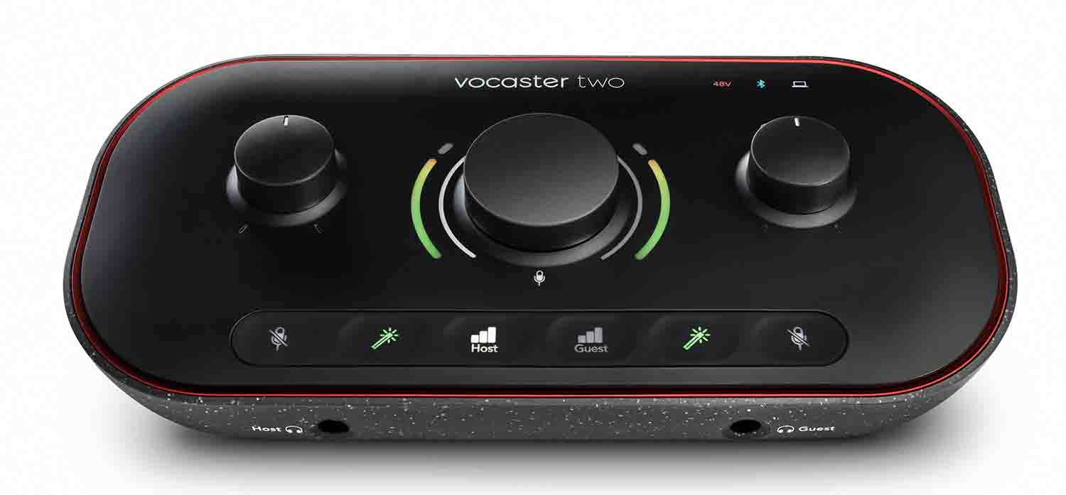 Focusrite Vocaster Two Studio 1-Person Podcasting Kit - Hollywood DJ